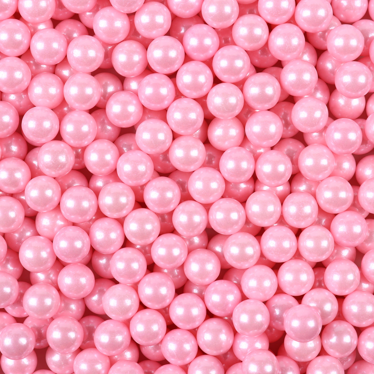 10mm Pink Sugar Pearls Edible Cake Sprinkles