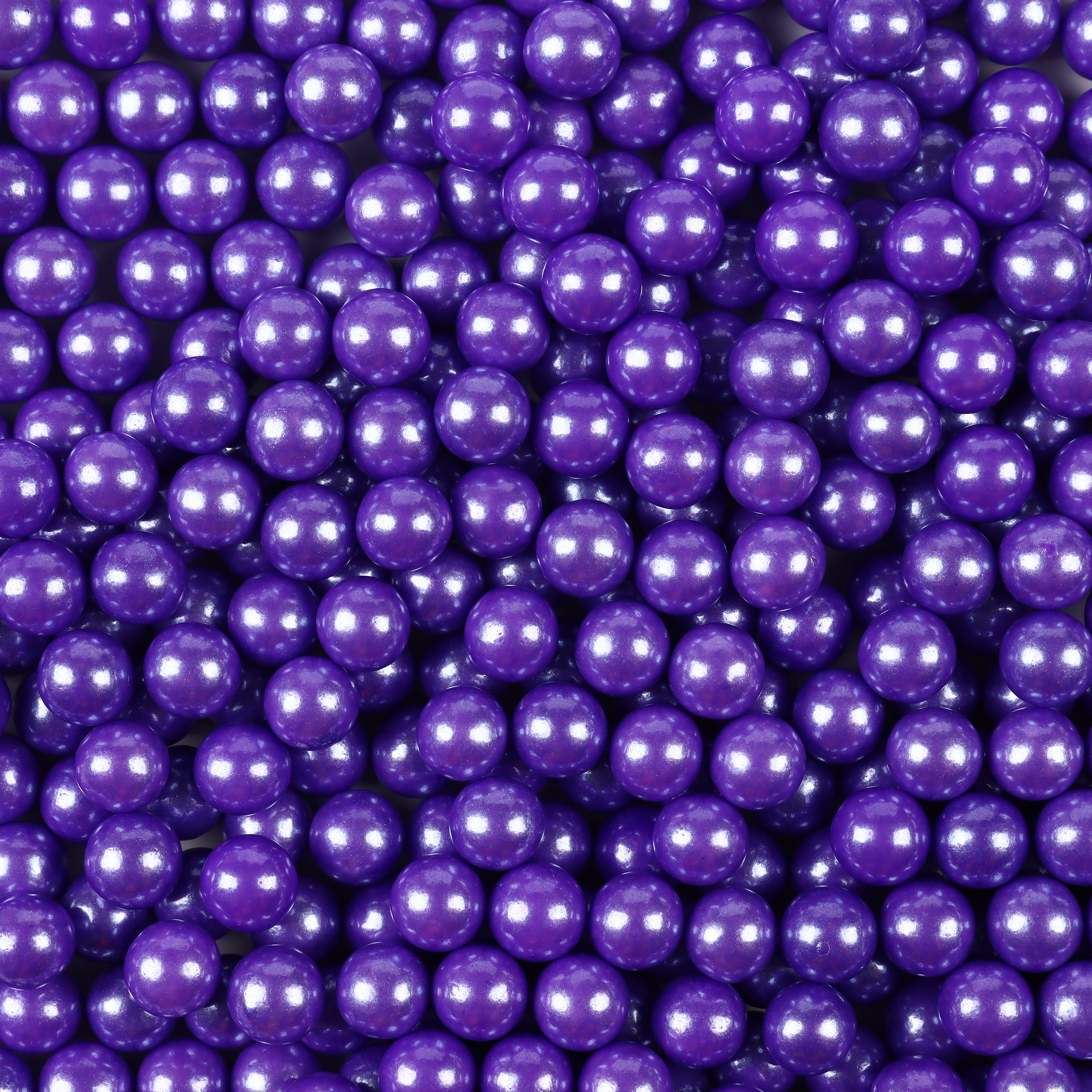 10mm Dark Purple Sugar Pearls Edible Cake Sprinkles