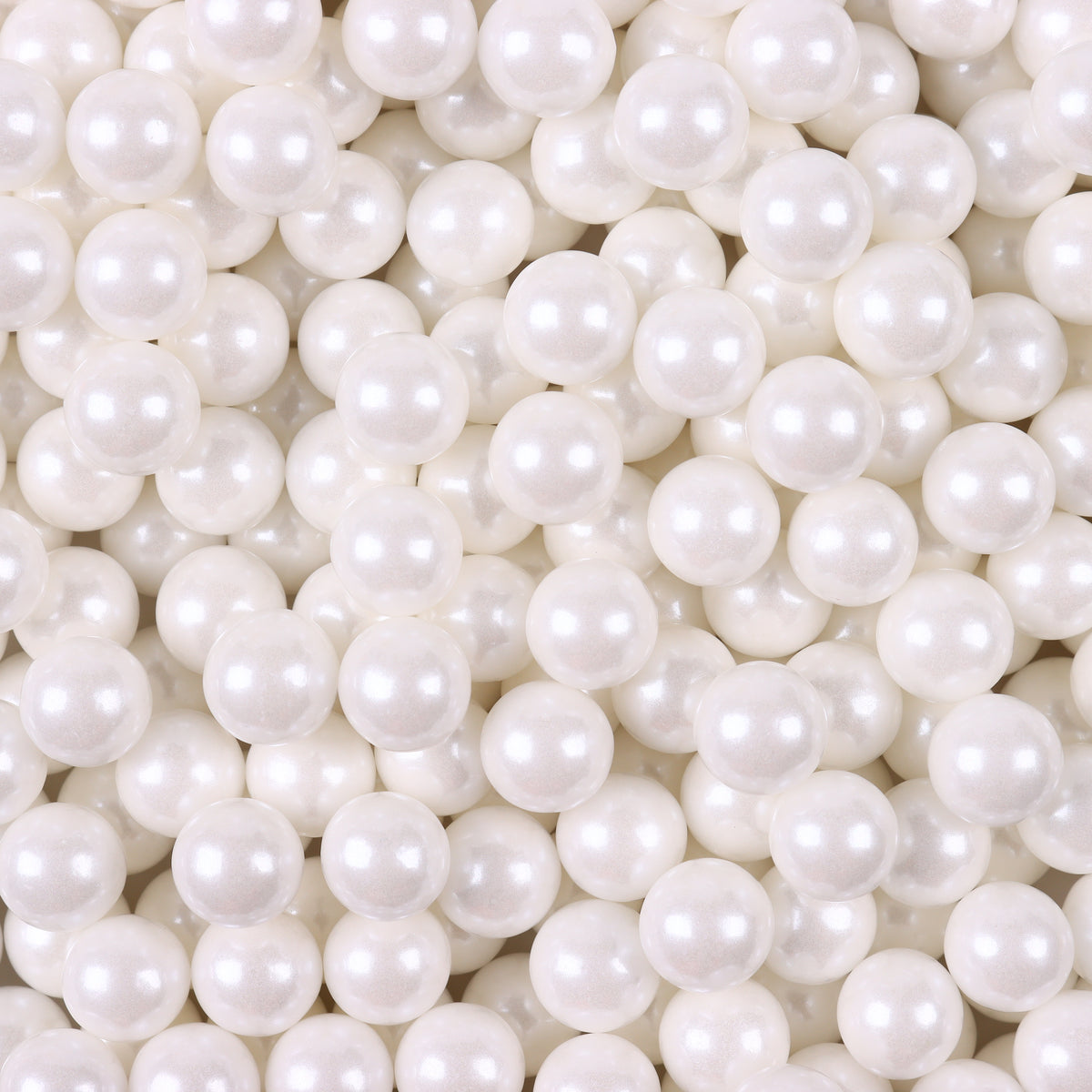 12mm White Sugar Pearls Edible Cake Sprinkles