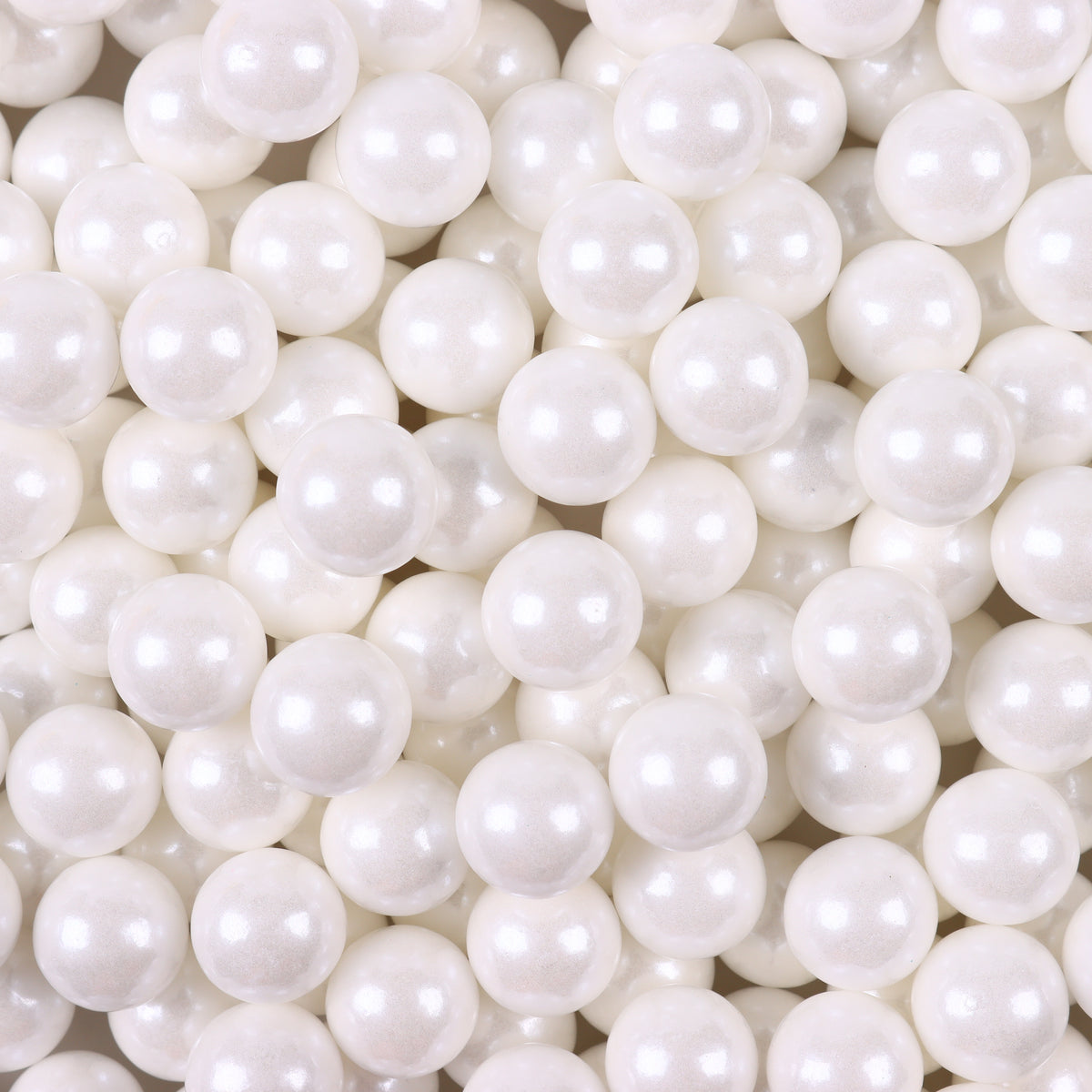 14mm White Sugar Pearls Edible Cake Sprinkles