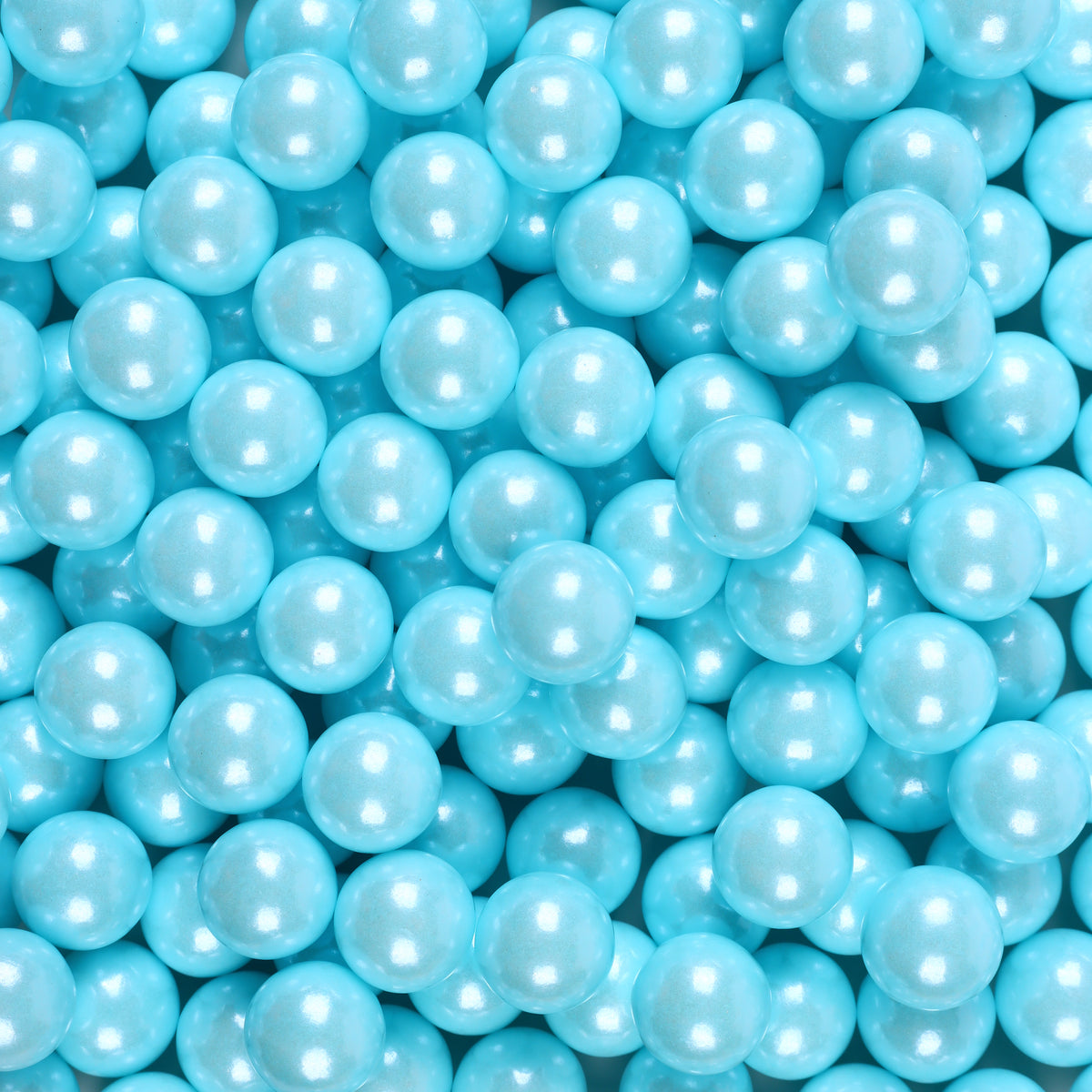 14mm Light Blue Sugar Pearls Edible Cake Sprinkles