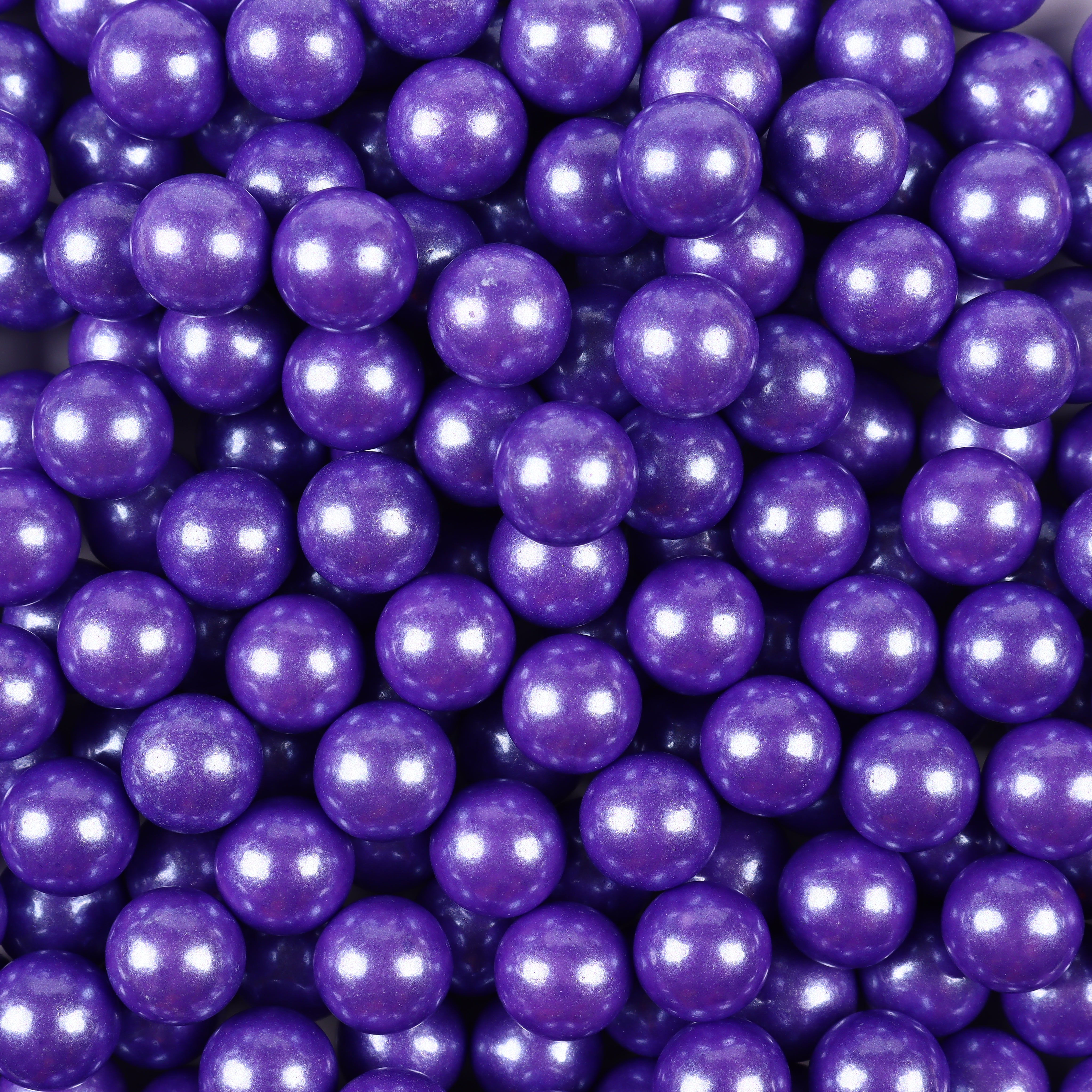 14mm Dark Purple Sugar Pearls Edible Cake Sprinkles