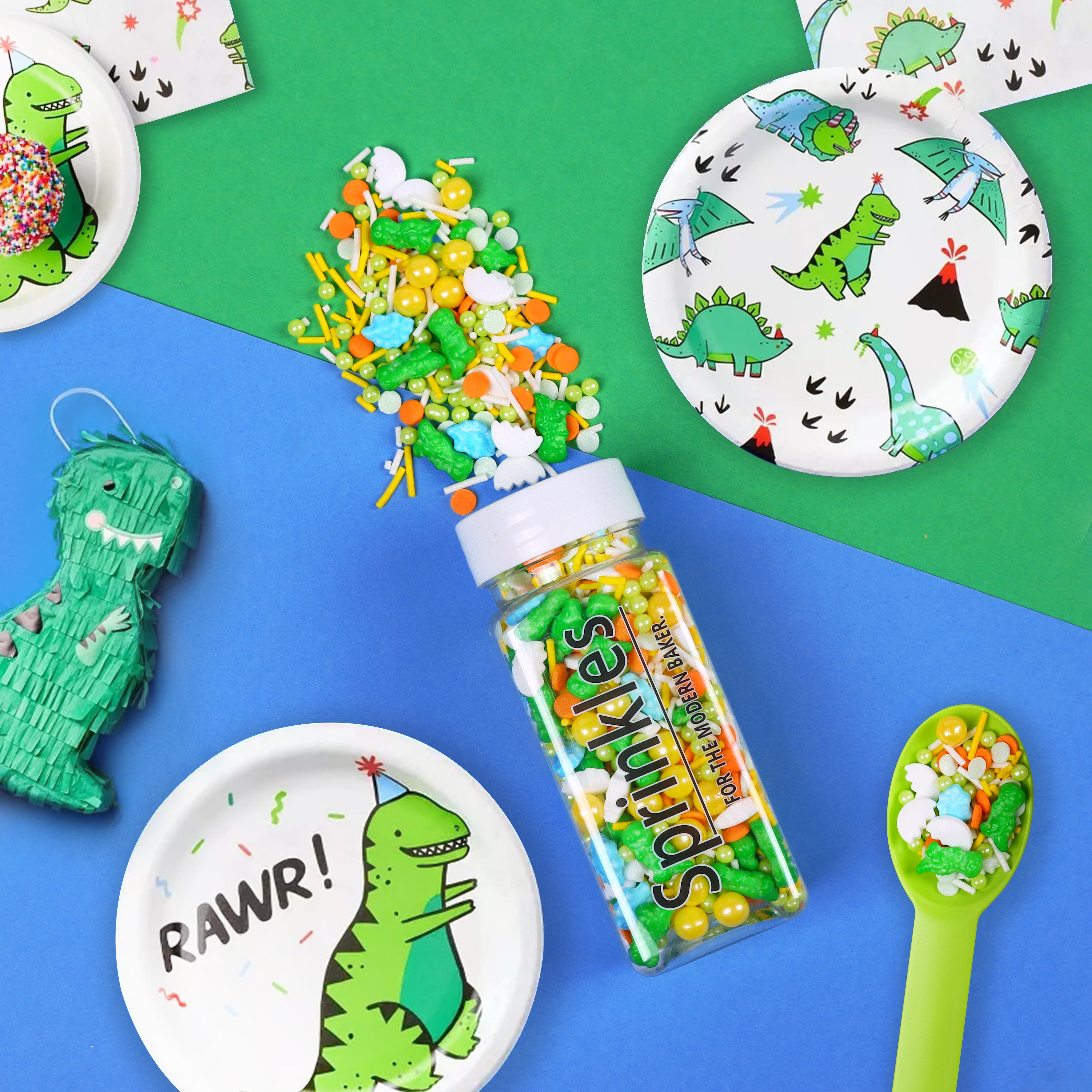 Dinosaur Eggshell Pressed Candy Mixes Sprinkles
