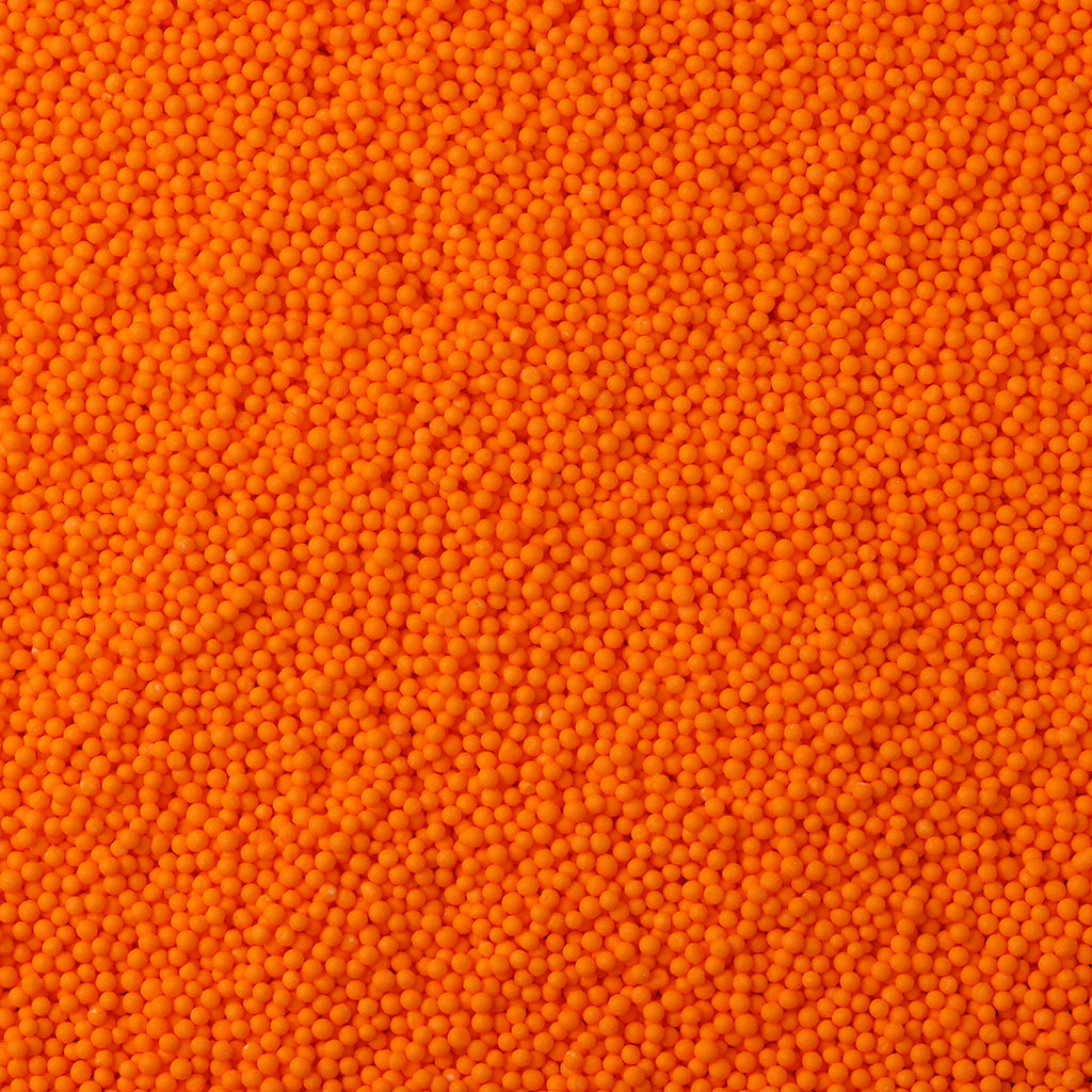 2mm Orange Edible Polished Nonpareils