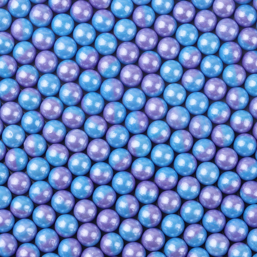 10mm Purple & Blue Union Color Sugar Beads