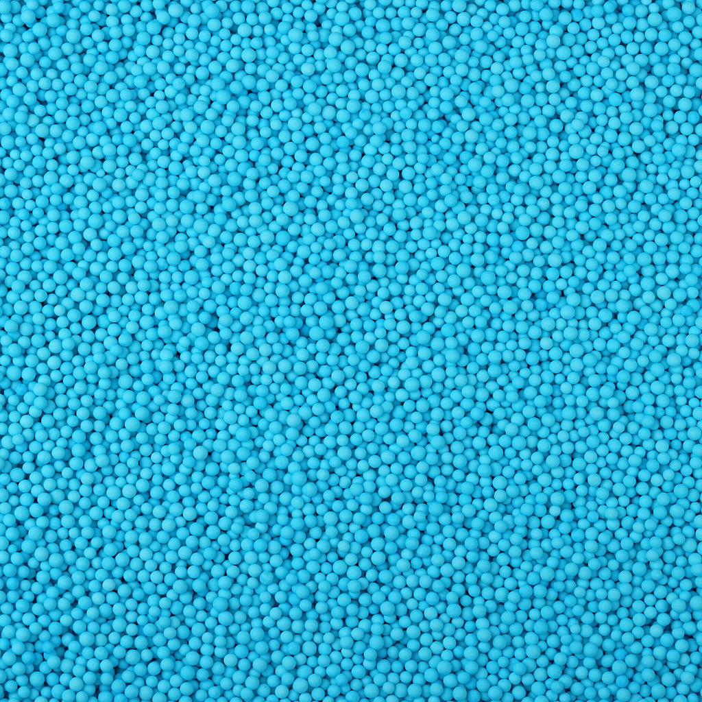 2mm Medium Blue Edible Polished Nonpareils