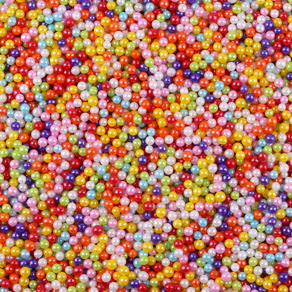4mm Pearly Sugar Beads Edible Sprinkles Cake Decoration