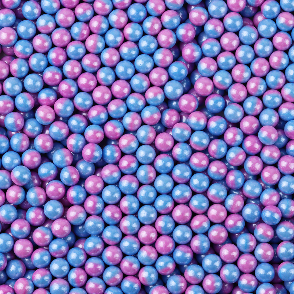 7mm Pink & Blue Union Color Sugar Beads