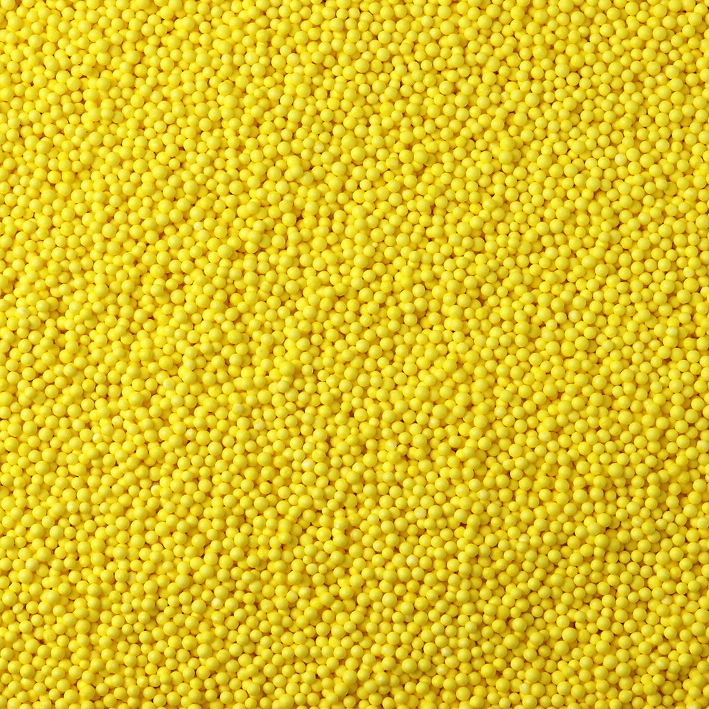 2mm Yellow Edible Polished Nonpareils