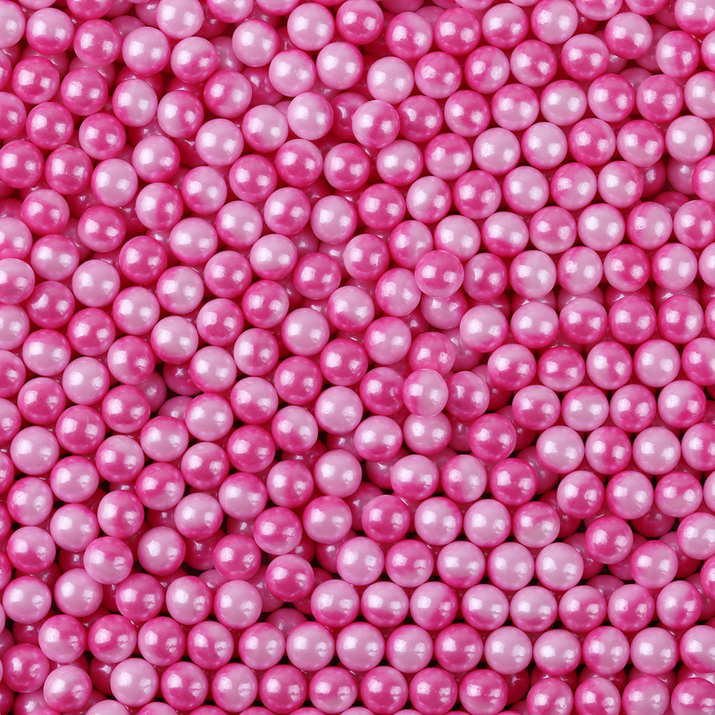 7mm Pink & White Union Color Sugar Beads