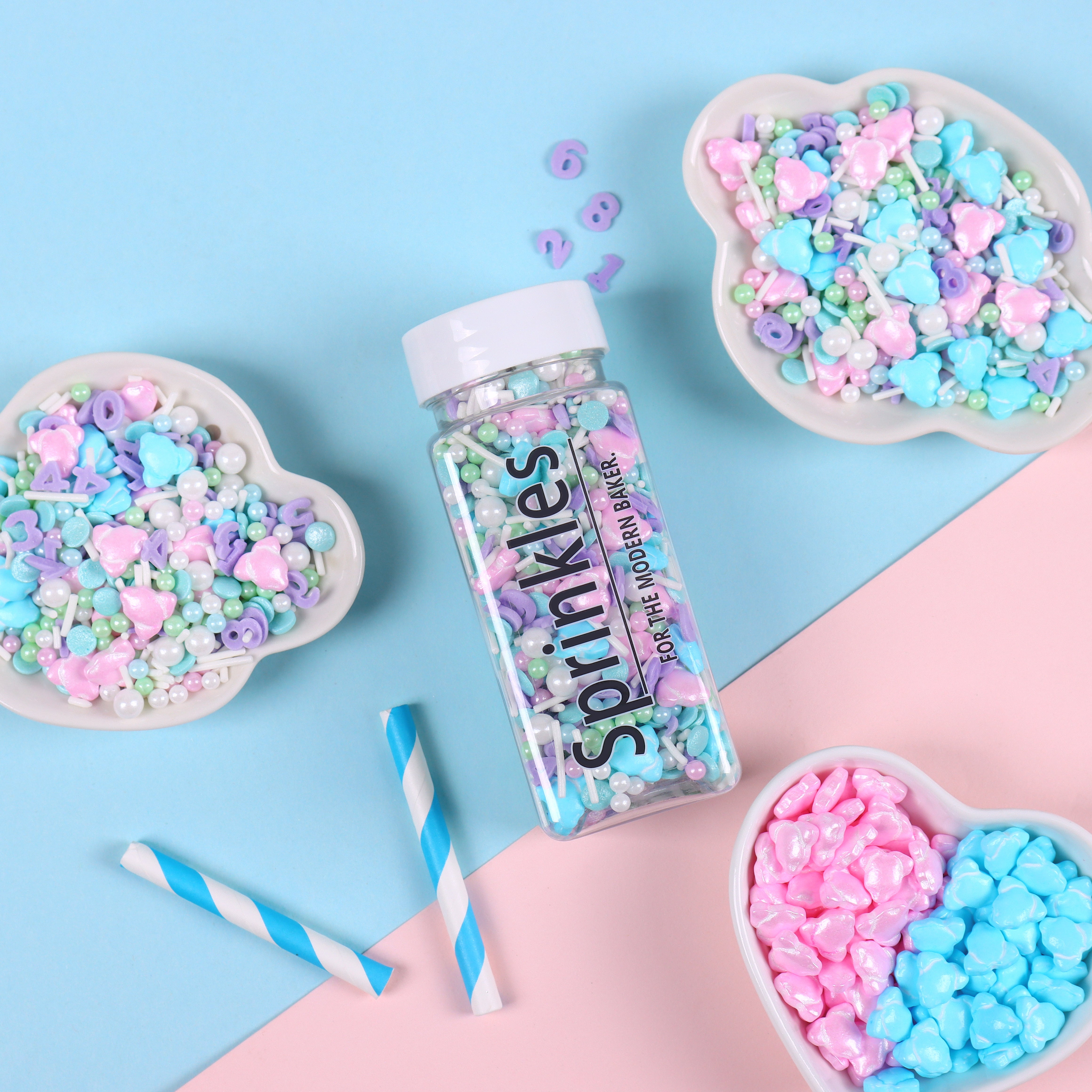 Babywear Candy Numbers Confetti Mixes Sprinkles