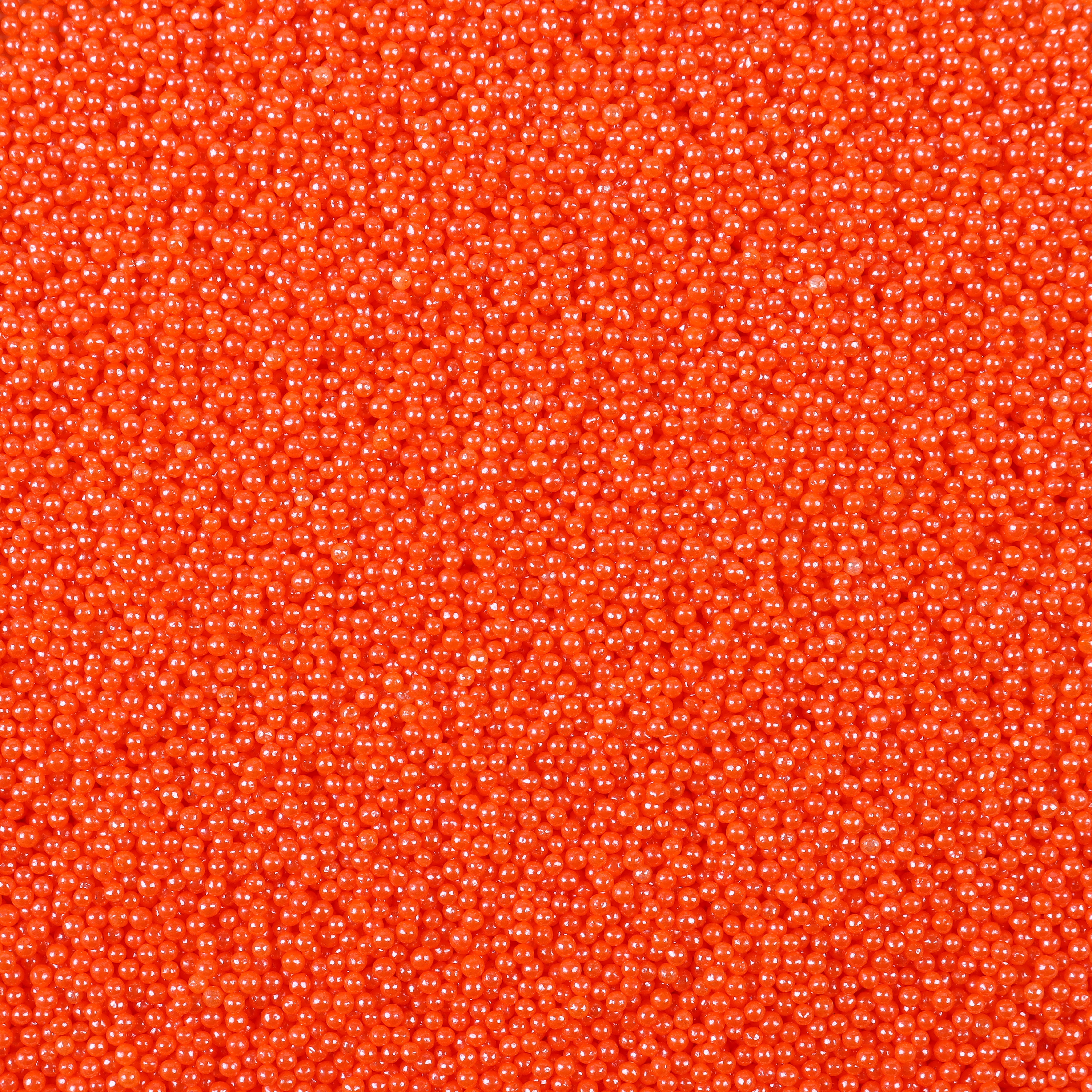 2mm Orange Sugar Pearls Edible Cake Sprinkles
