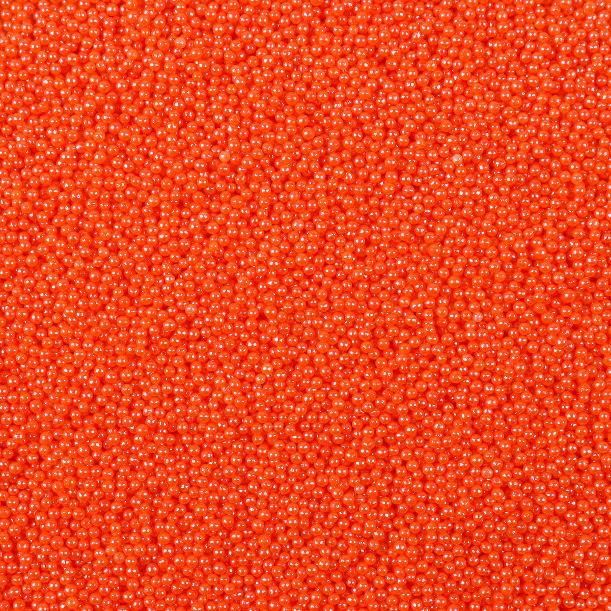 2mm Orange Sugar Pearls Edible Cake Sprinkles