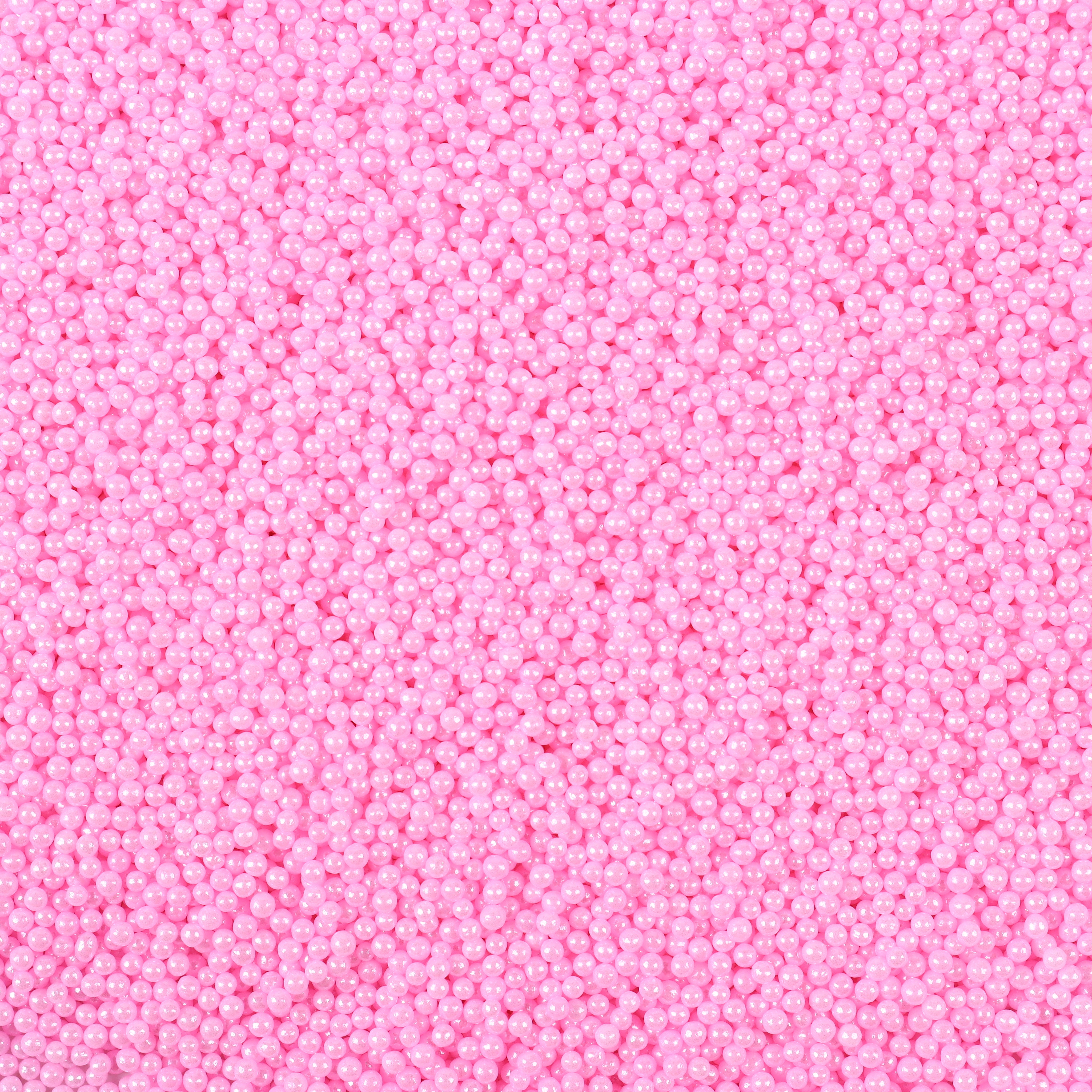 2mm Pink Sugar Pearls Edible Cake Sprinkles