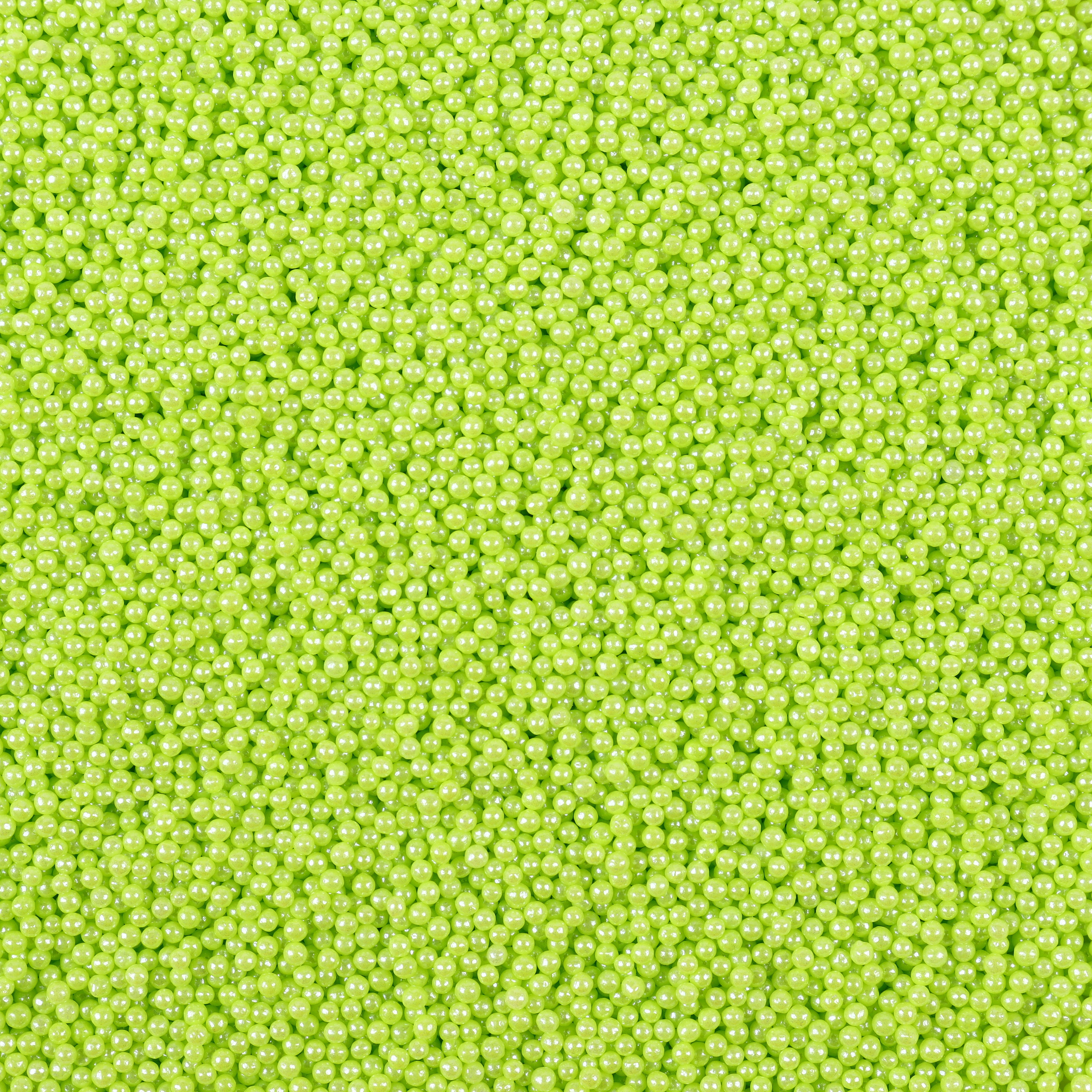2mm Medium Green Sugar Pearls Edible Cake Sprinkles