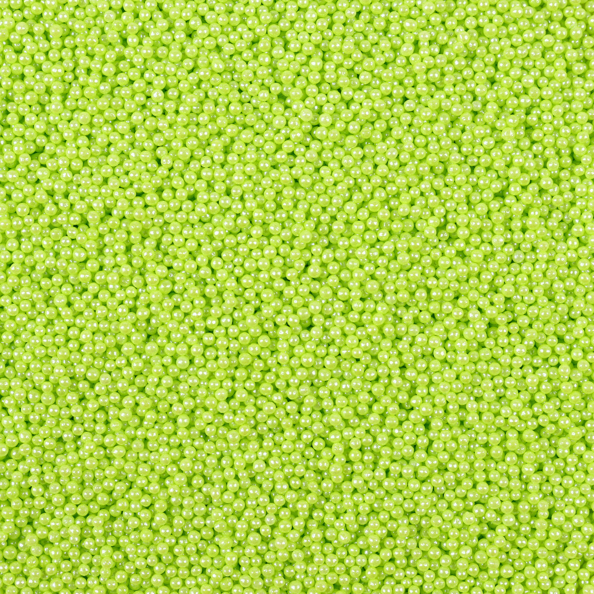 2mm Medium Green Sugar Pearls Edible Cake Sprinkles