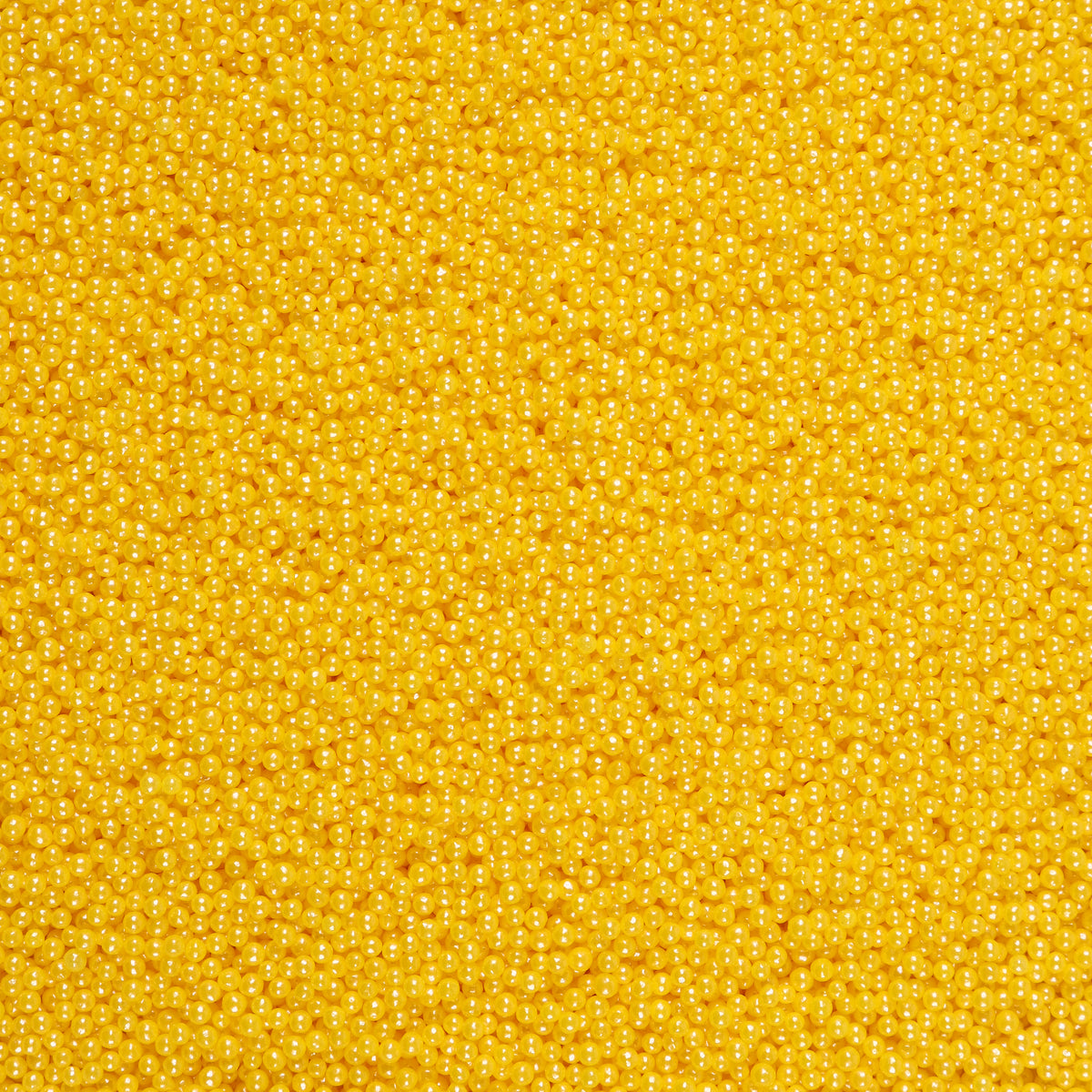 2mm Yellow Sugar Pearls Edible Cake Sprinkles