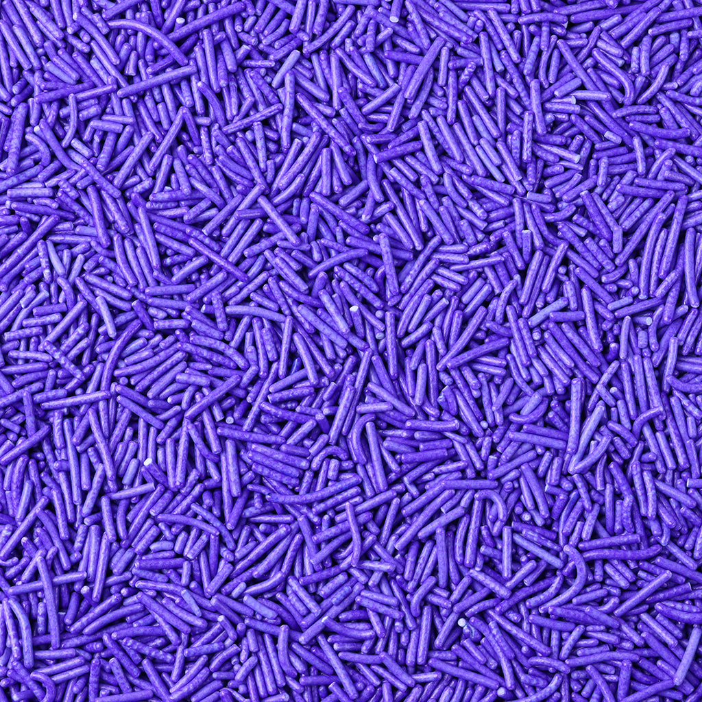 Dark Purple Polished Long Jimmies Sprinkles