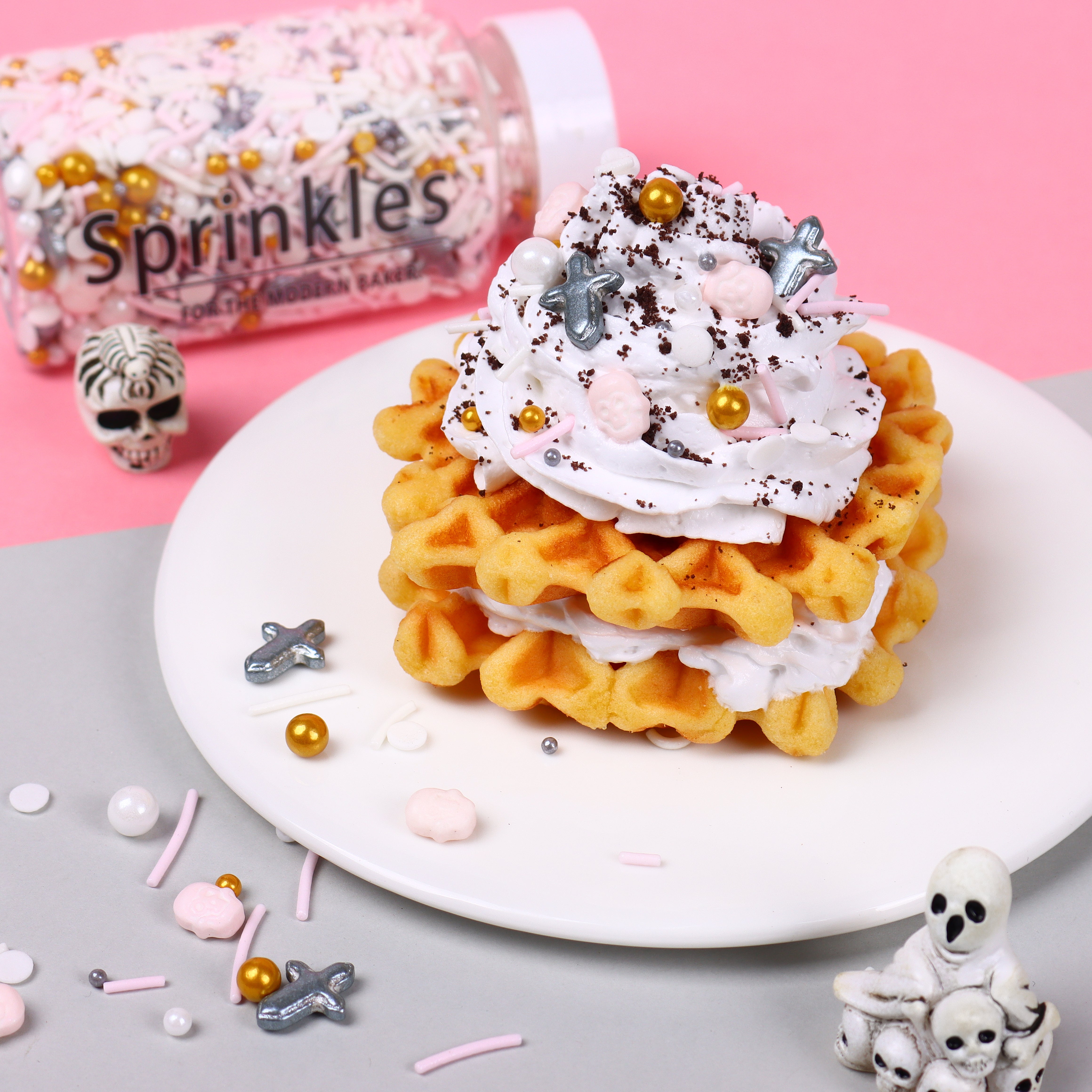 Sword Pink Skull Pressed Candy Mixes Sprinkles