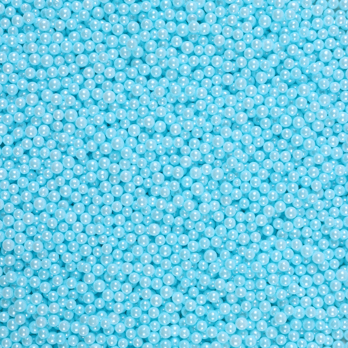 4mm Light Blue Sugar Pearls Edible Cake Sprinkles