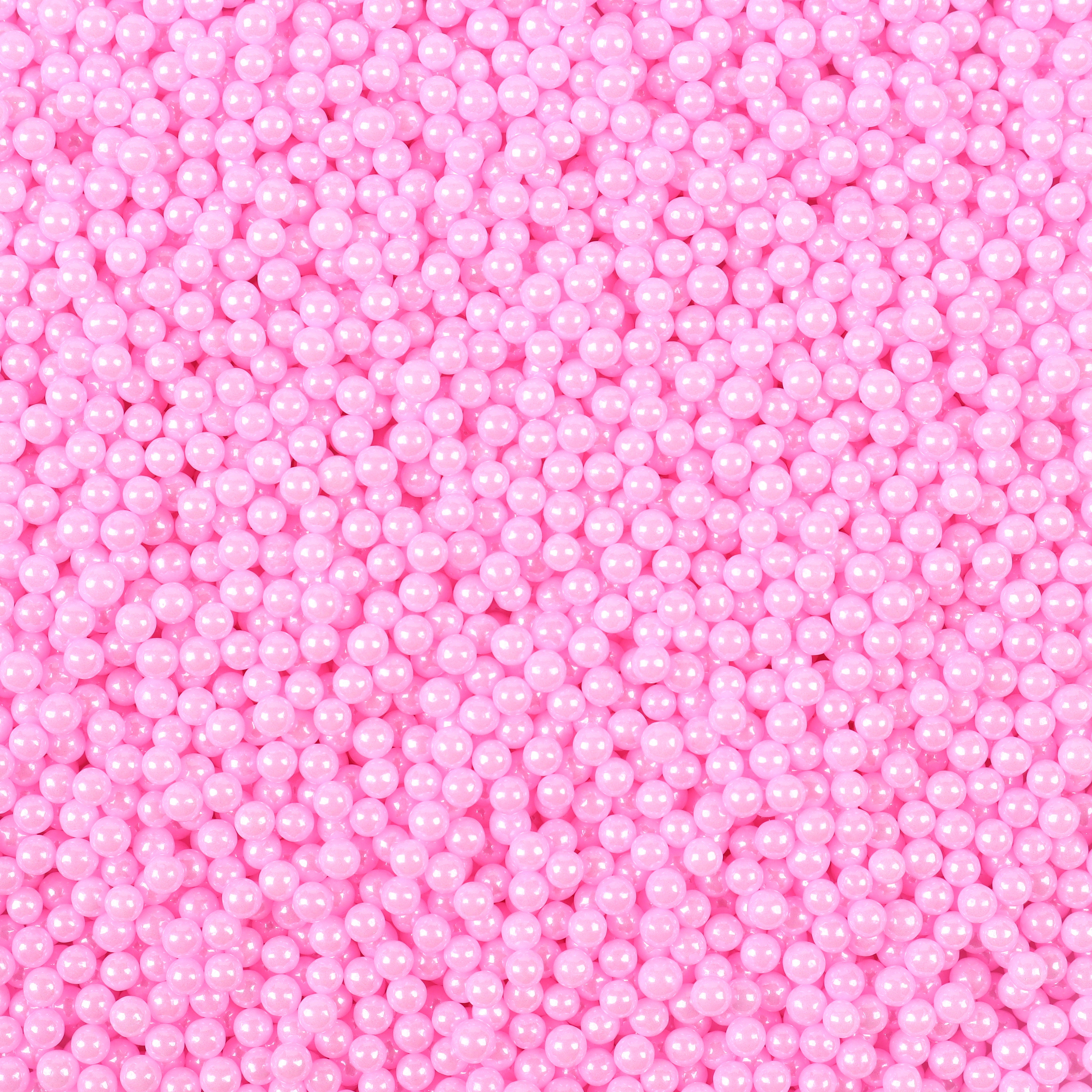 4mm Pink Sugar Pearls Edible Cake Sprinkles