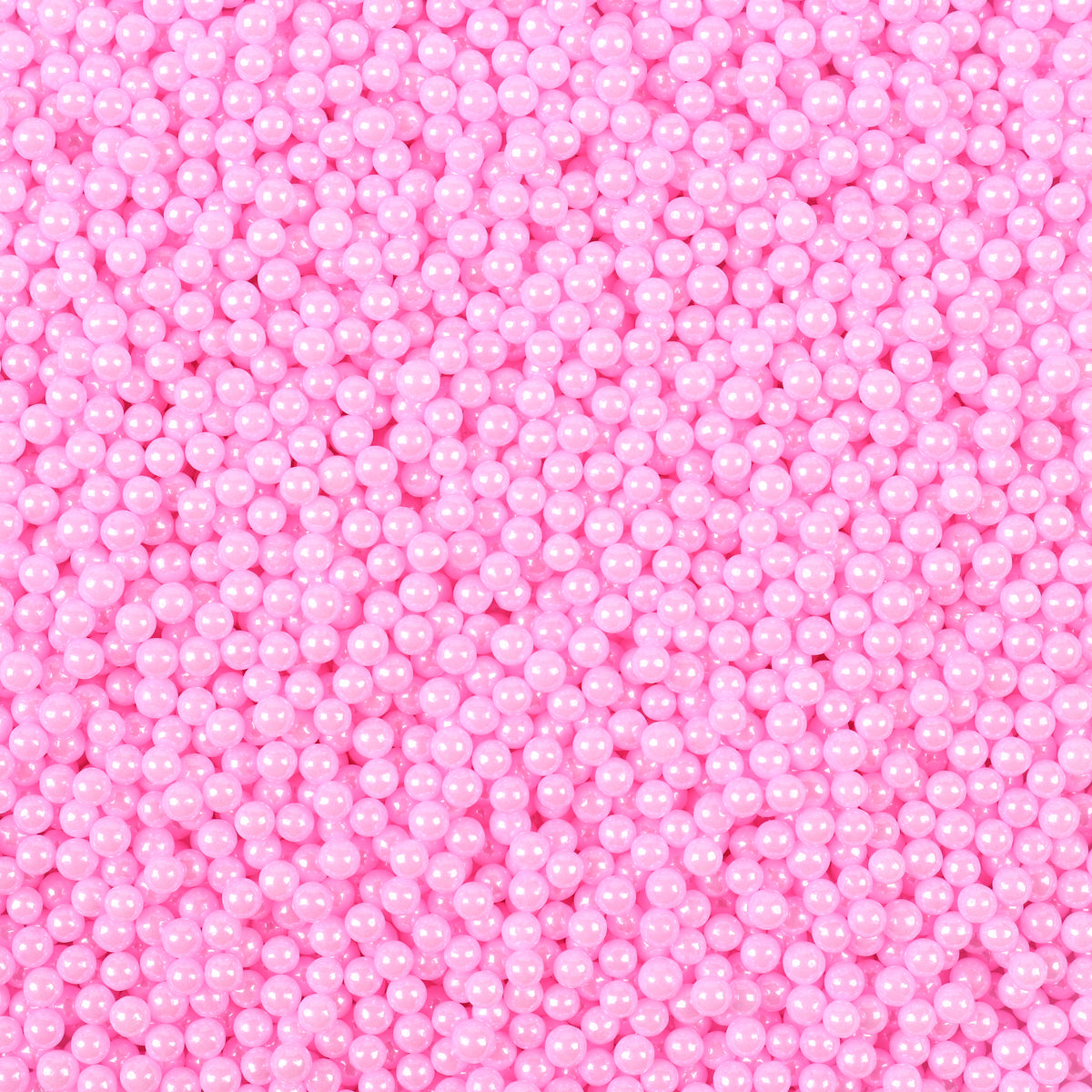 4mm Pink Sugar Pearls Edible Cake Sprinkles