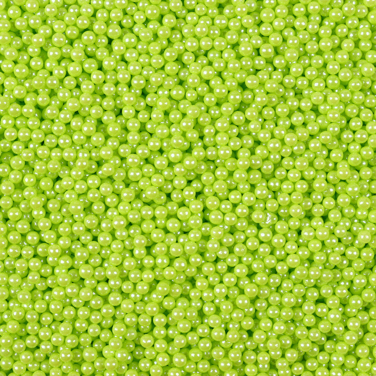 4mm Medium Green Sugar Pearls Edible Cake Sprinkles