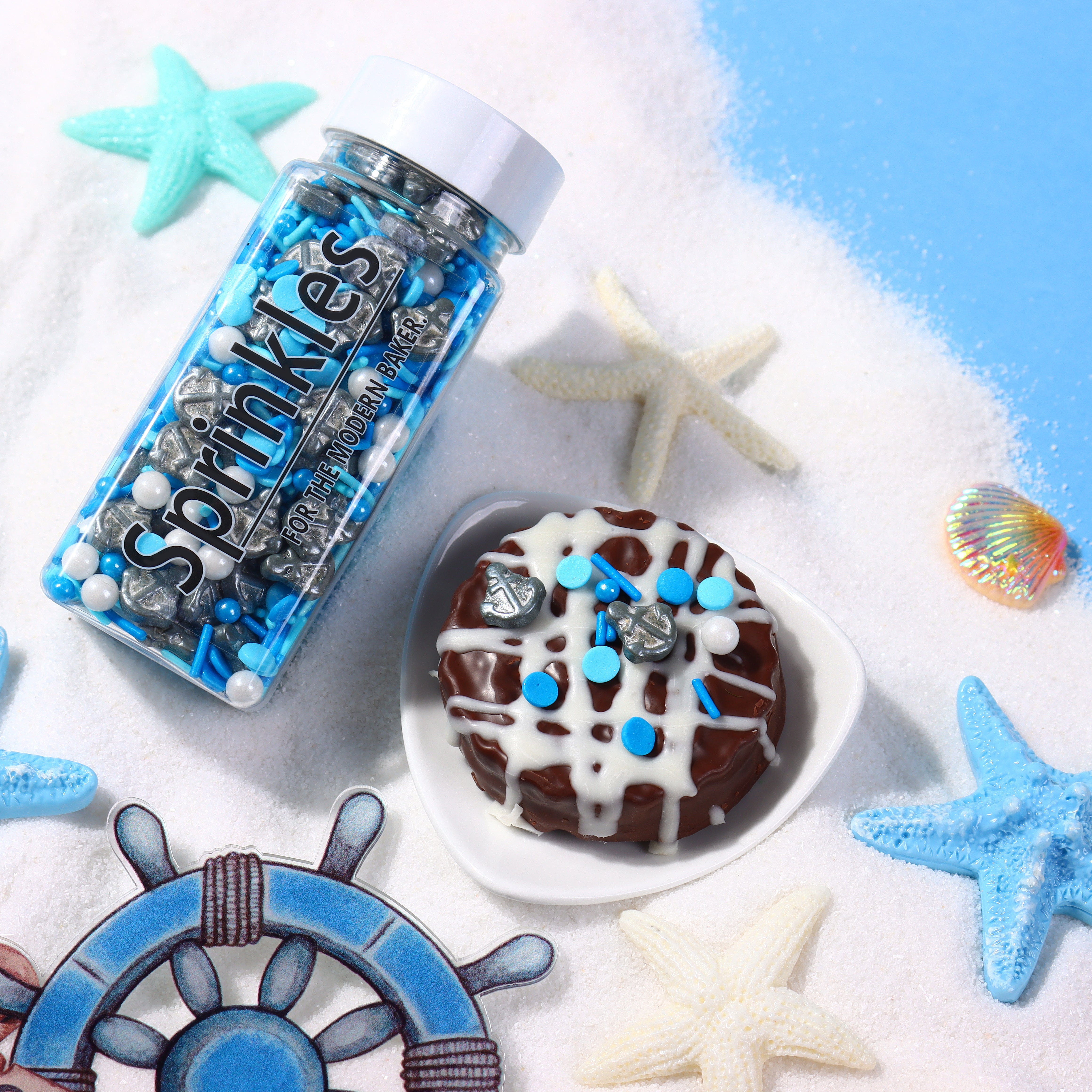 Oceanic Anchor Pressed Candy Mixes Sprinkles