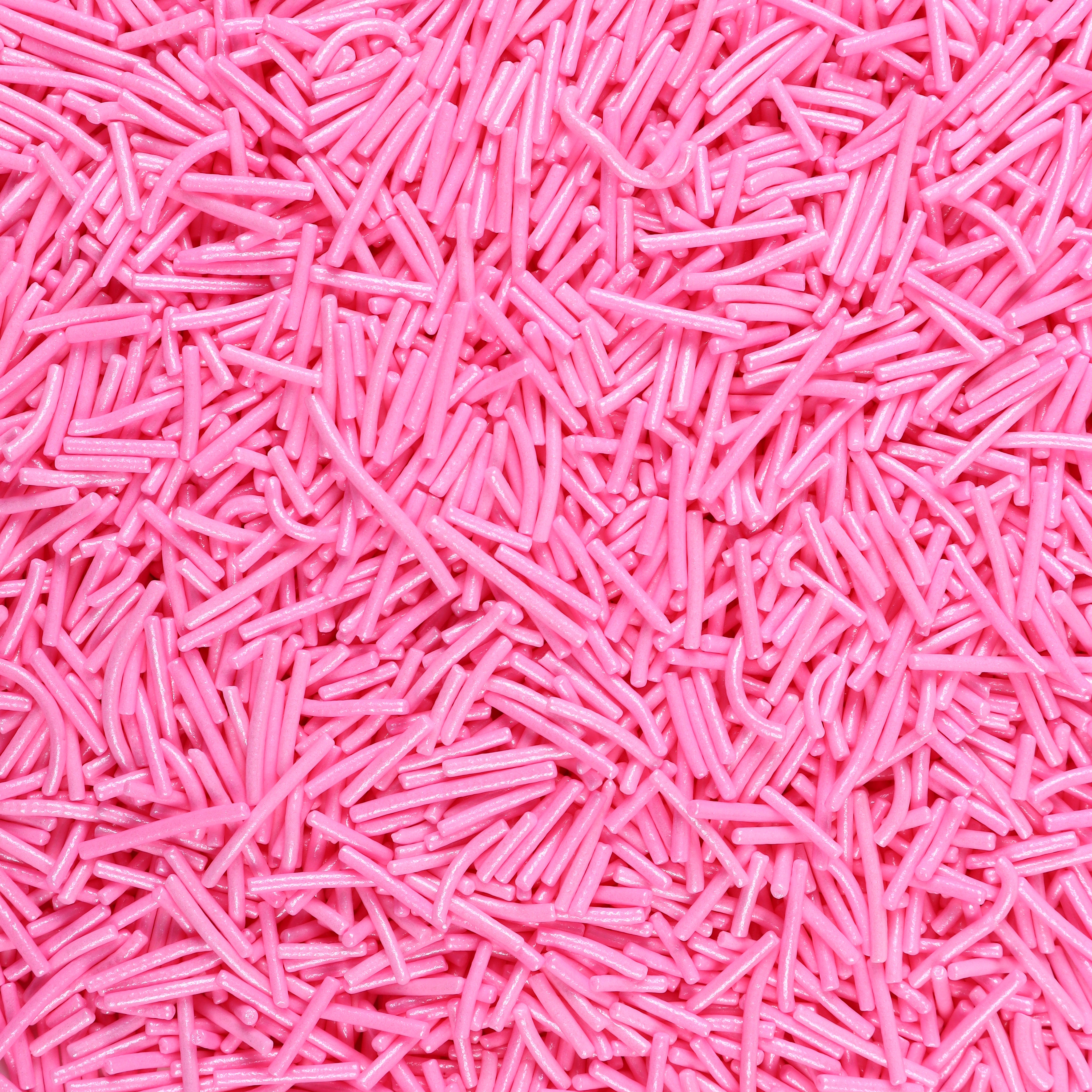 Medium Pink Glossy Long Jimmies Sprinkles