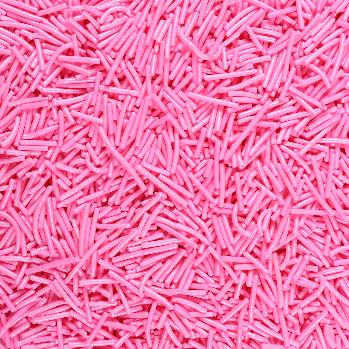 Medium Pink Glossy Long Jimmies Sprinkles