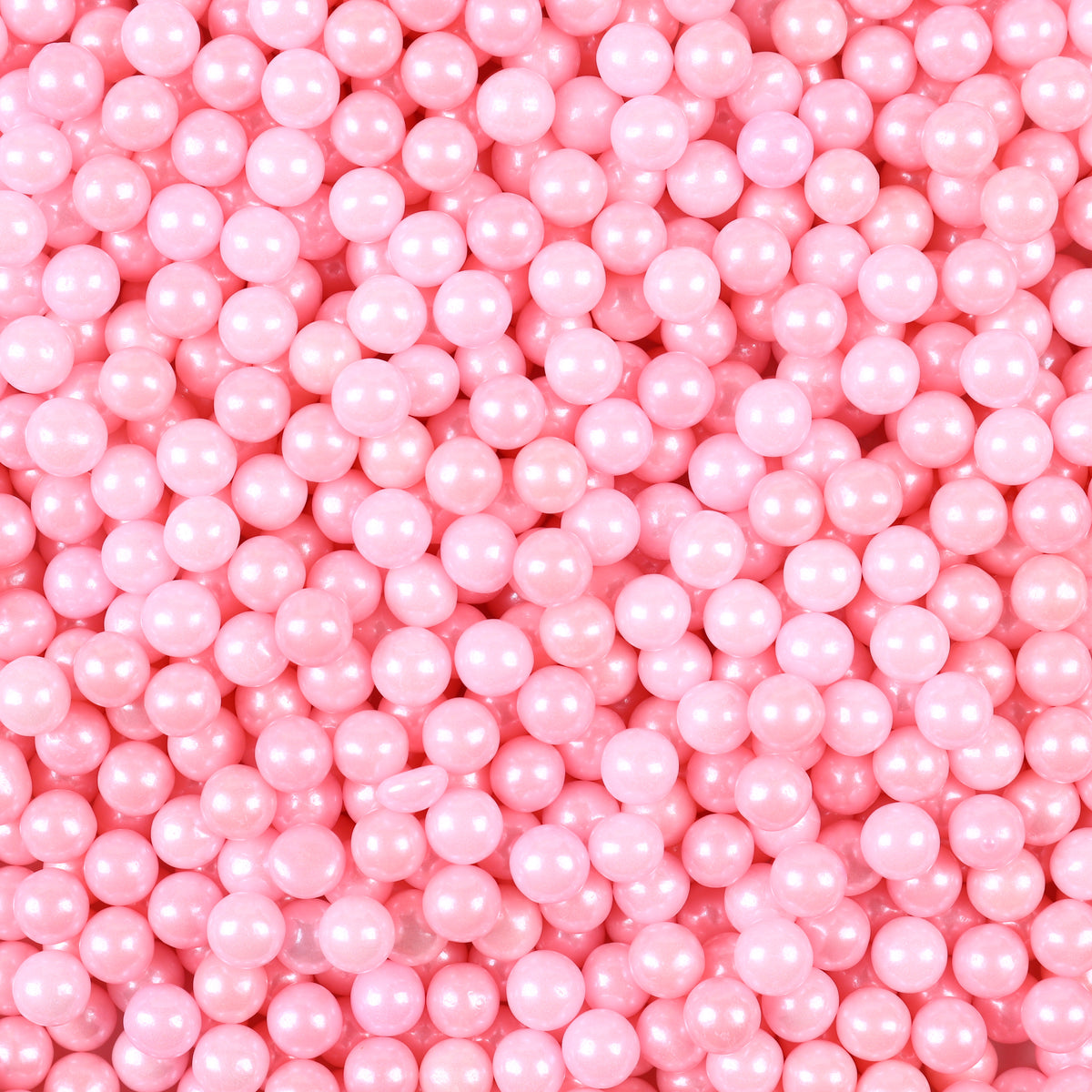 7mm Pink Sugar Pearls Edible Cake Sprinkles