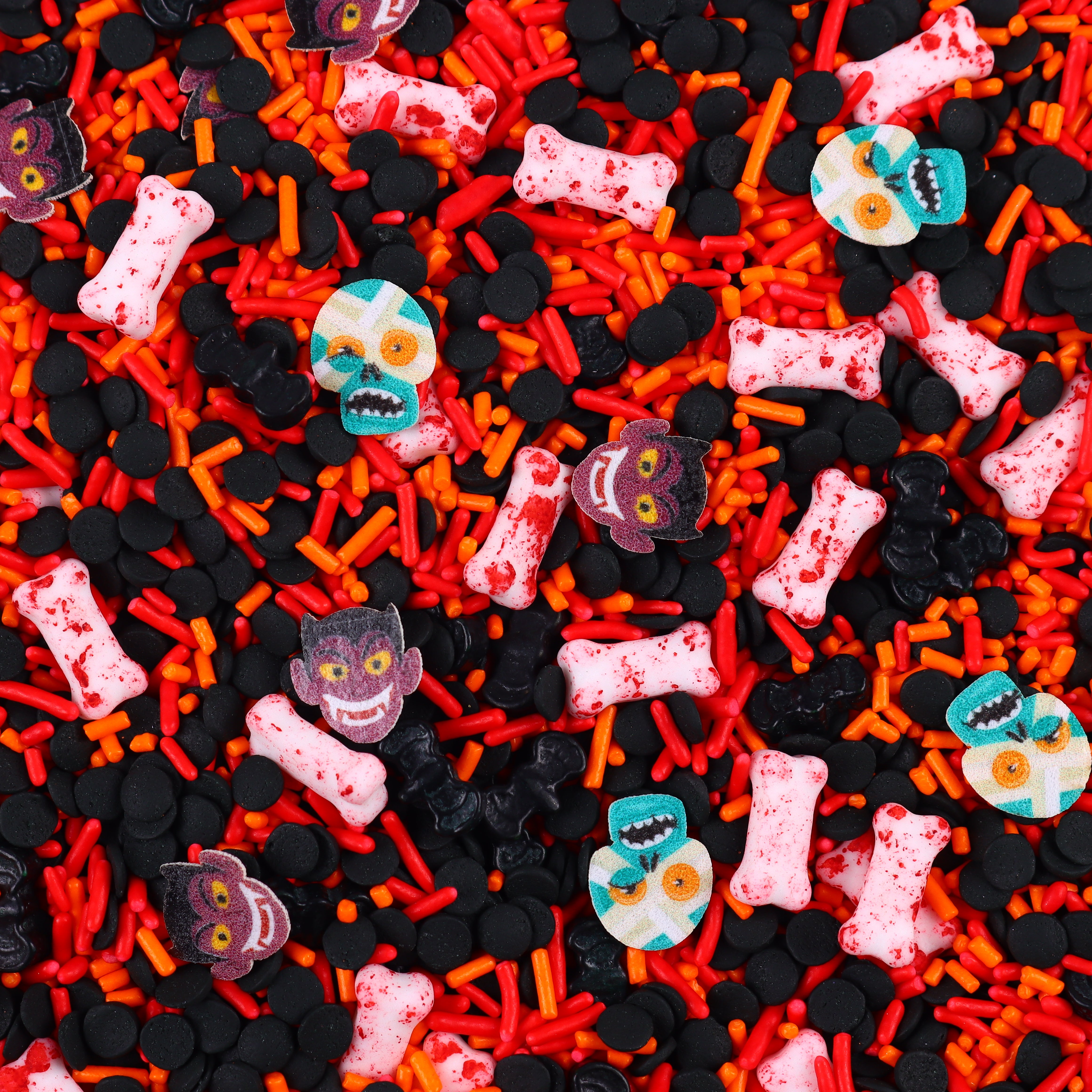 Halloween Cupcake Sprinkles Edible Wafer Paper Chocolate Sprinkles Cake Decorations for Cake