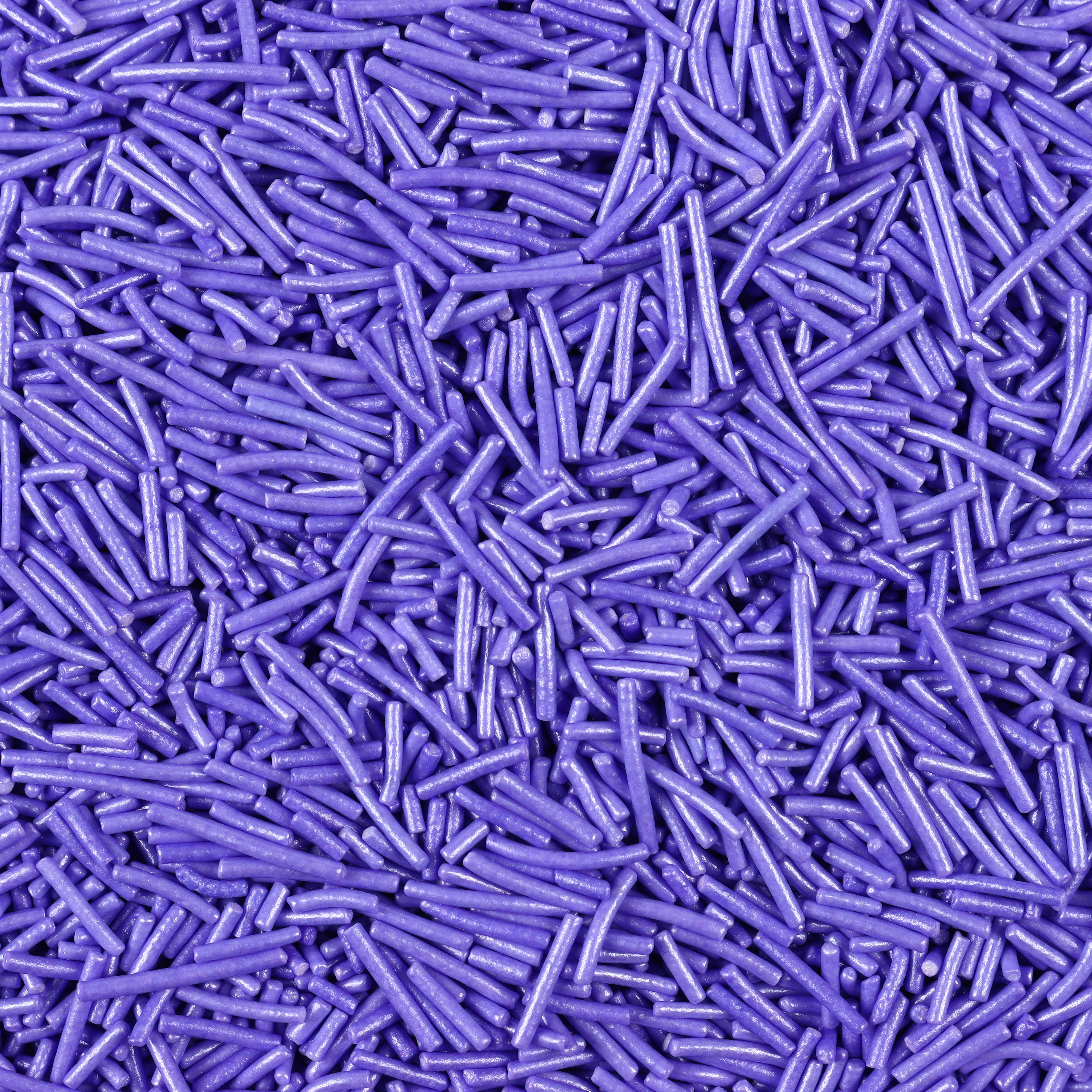 Light Purple Glossy Long Jimmies Sprinkles